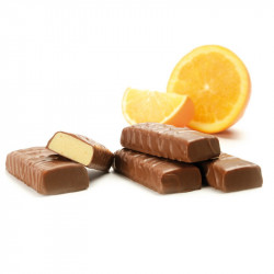 Sérovance Barrita de Naranja con cobertura de Chocolate con Leche