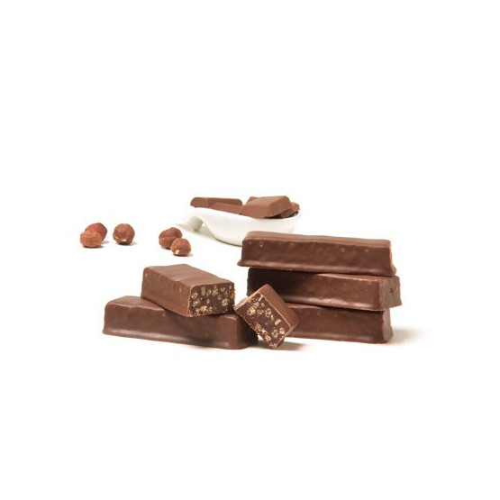 Barrita crunch de chocolate - avellanas